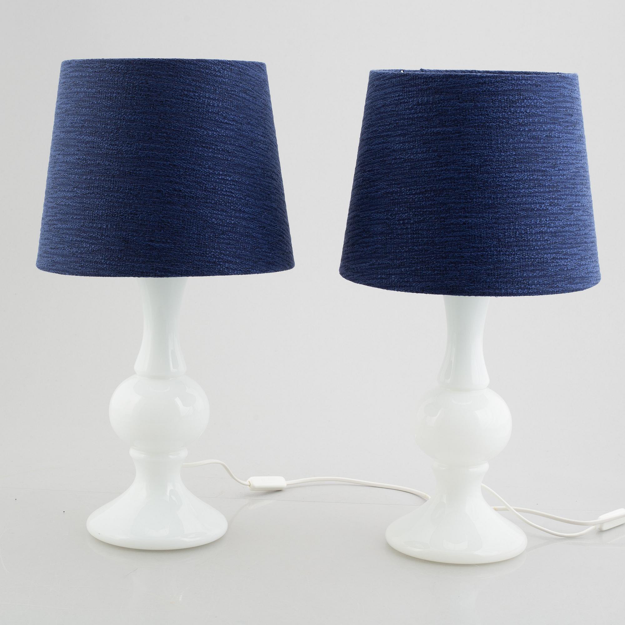 A pair of table lamps, Luxus, Vittsjö.