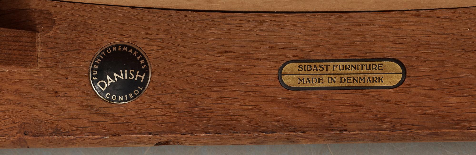 STOLAR, ett par, Sibast Furniture, Danmark, 1950/60-tal.