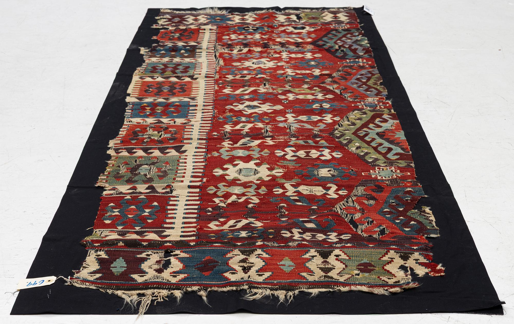 Kelim fragment, West Anatolia, c. 223 x 86 cm.