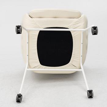 Bruno Mathsson, armchair/office chair, "Mirja", custom-made in 2001.