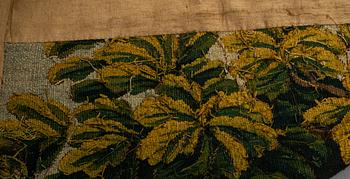 A tapestry, "Verdure", tapestry weave, "entre-fenêtre", Aubusson around 1700-first half of the 18th century.