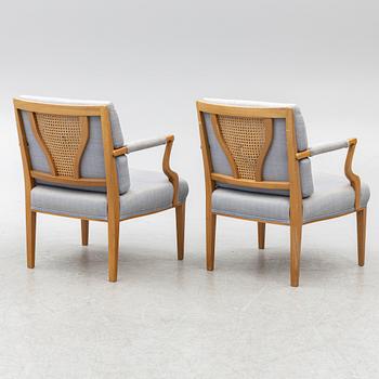 Josef Frank, armchairs, a pair, model 969, Svenskt Tenn.