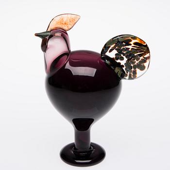FIGURIN, glas, signerad O. Toikka Nuutajärvi, 1998.