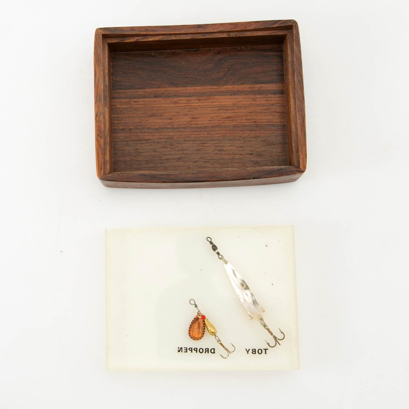 Various fishing lures, approx. 24 pcs, Abu, late 20th century.