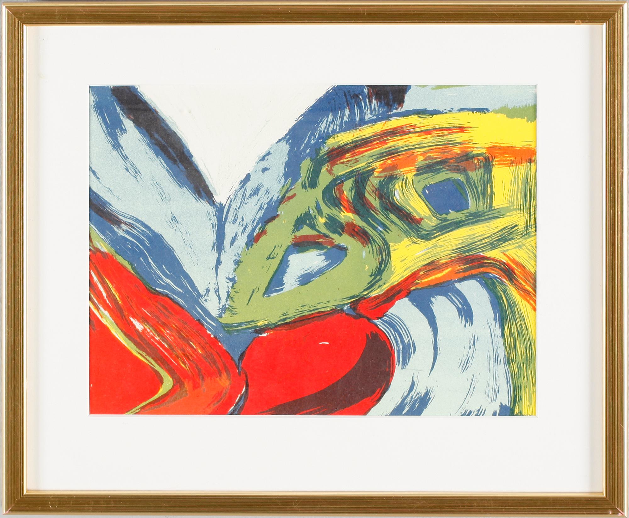 BENGT LINDSTRÖM, färglitografi, signerad med dedikation, numrerad 86/500.