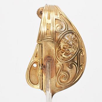 SABEL, Sverige, m/1878 för officer i flottan.