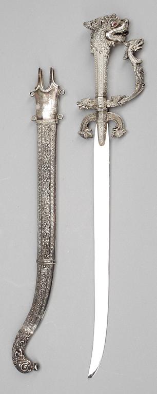 SABEL, silver, troligen Sri Lanka, 1900-tal.