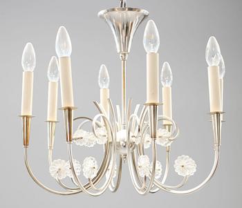 TAKKRONA, nysilver, 1900-tal, h ca 46.