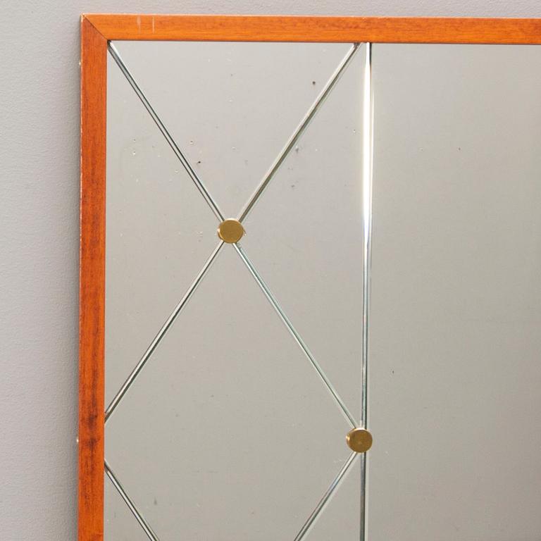A mirror, possibly AB Glas & Trä, Hovmantorp, mid 20th century.