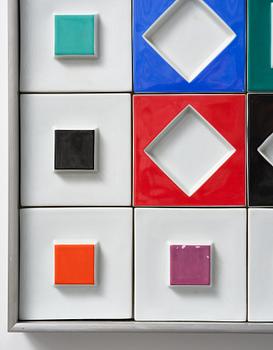 Victor Vasarely, relief, Rosenthal Studio Linie, Tyskland.