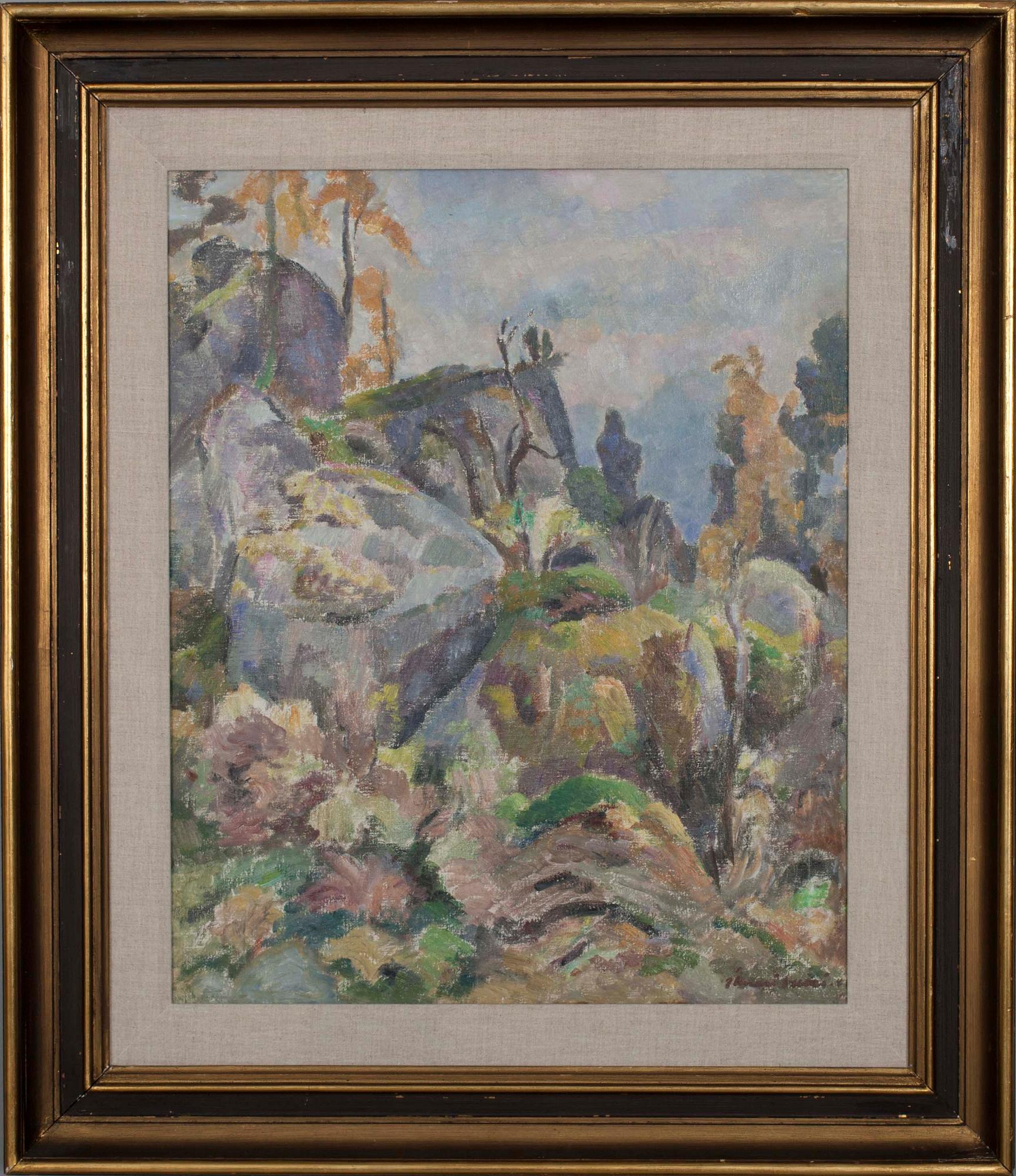 ILMARI VUORI, olja på duk, sign o dat -46.