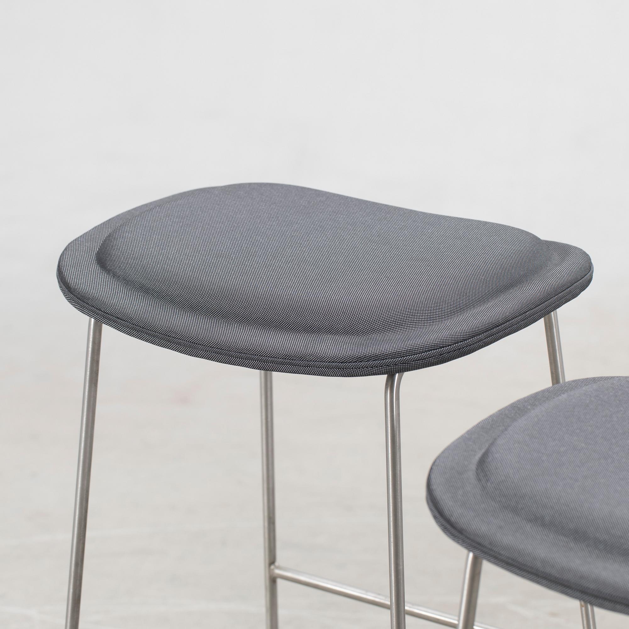 Jasper Morrison, bar stools, 4 pcs, "Hi Pad Stool", Cappellini, Italy, 21st century.