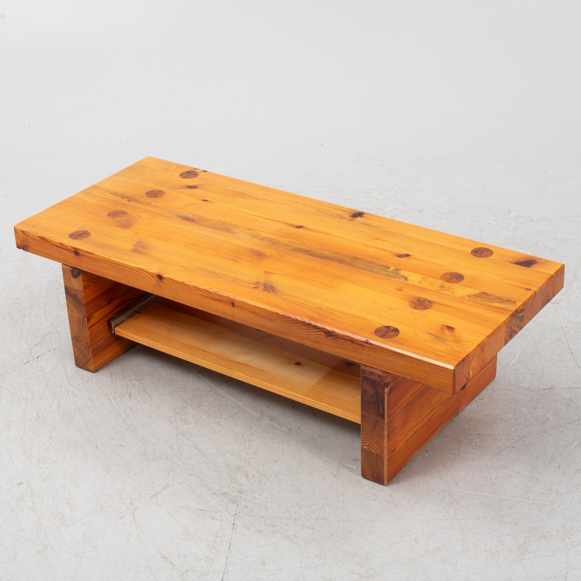 Roland Wilhelmsson, a pinewood bench, 1970s.