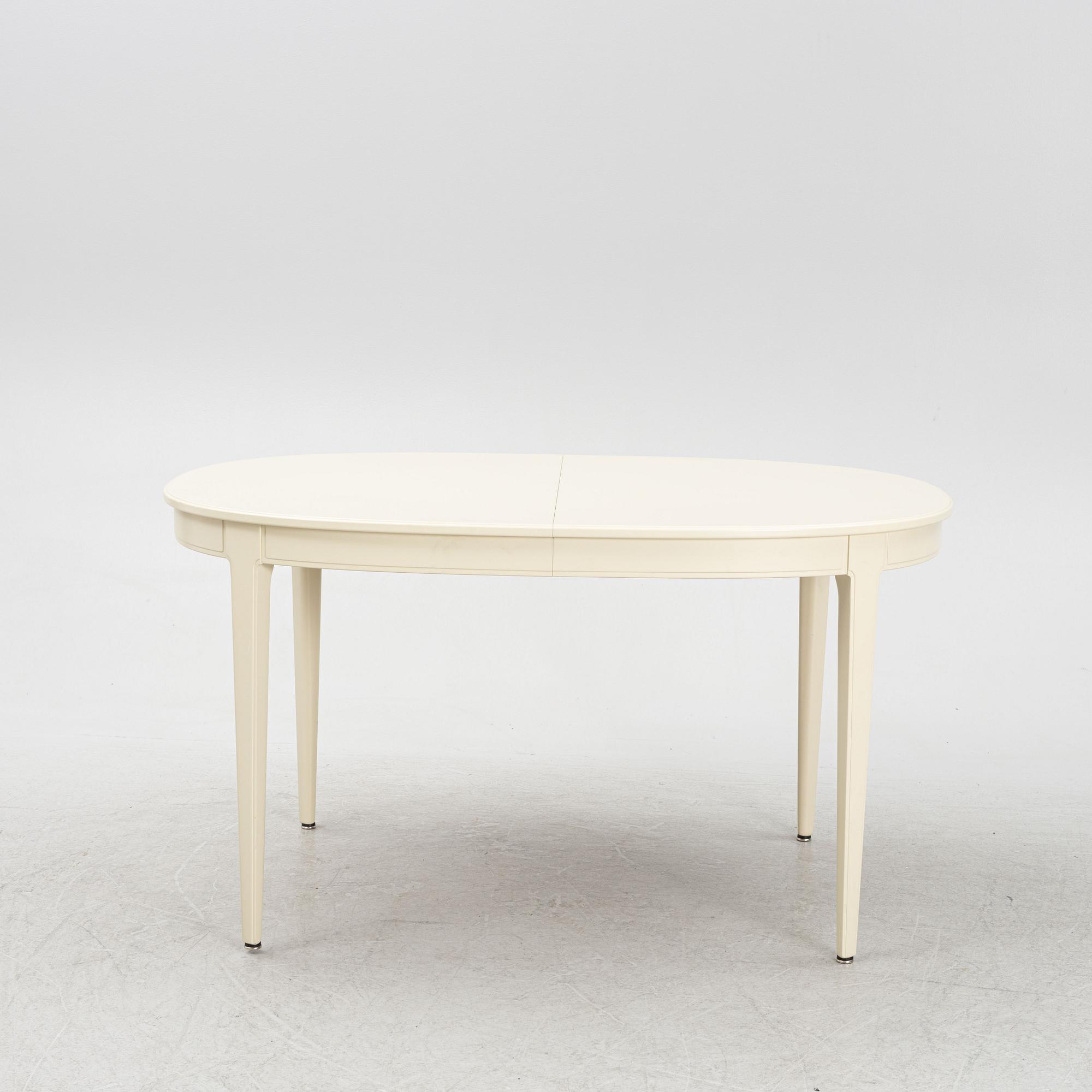 Carl Malmsten, matgrupp, 7 delar, "Herrgården", Åfors Möbelfabrik, 1900-talets andra hälft.