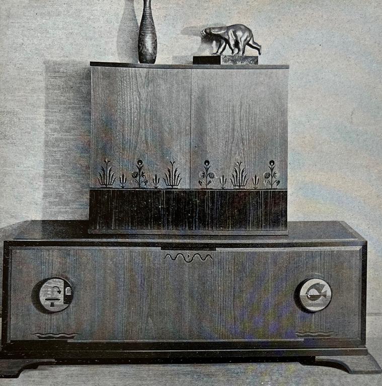 Otto Schulz, Cabinet, Boet, Gothenburg, 1930s.