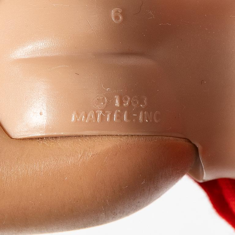 Barbie dolls, 6 pcs, 1960s, Mattel.