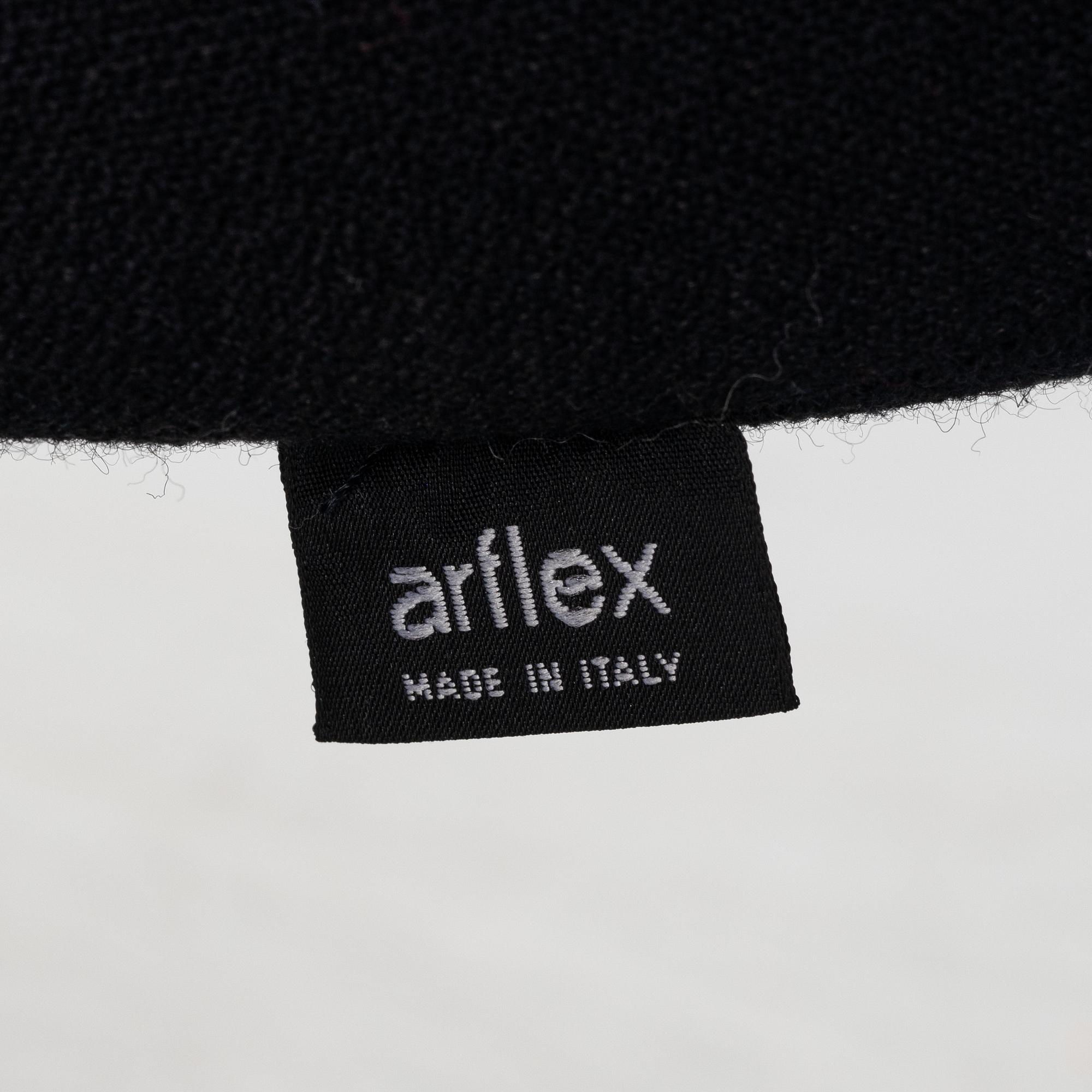 A set of four 'Botolo' chairs by Cini Boeri for Arflex.