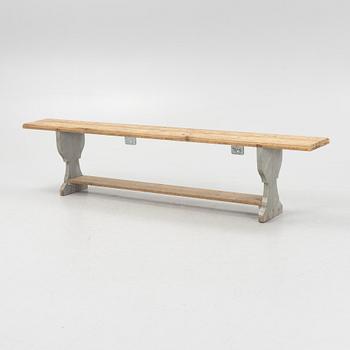 Bench, Gustavian style, second half of the 20th century.