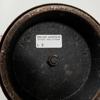 Hans-Agne Jakobsson, golvkandelaber, modell "L5", Hans Agne Jakobsson AB, Markaryd, 1950-60-tal.