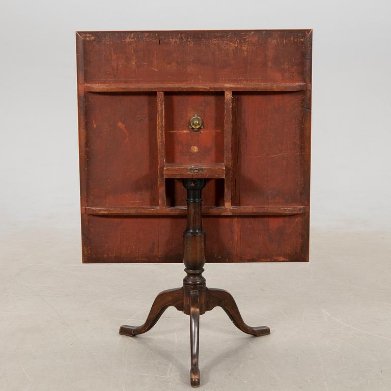 Fällbord, Mälardalen omkring 1800.