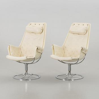 A pair of "Jetson" chairs, designed by Bruno Mathsson, Dux, 20th cenutry latter part.