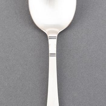 Jacob Ängman, silver cutlery, 32 pcs, Rosenholm, GAB.