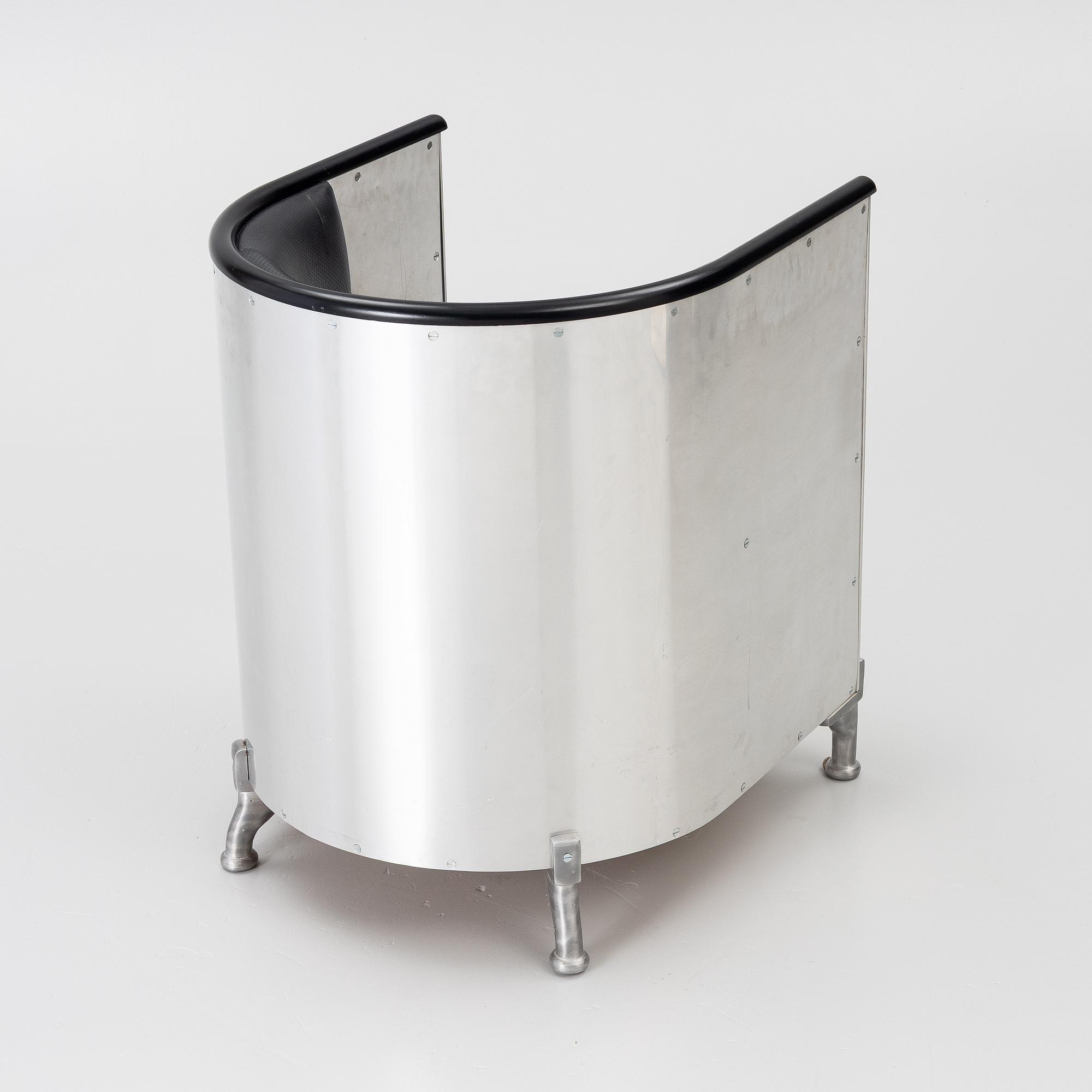 Mats Theselius, Armchair, 'Aluminium', Källemo.