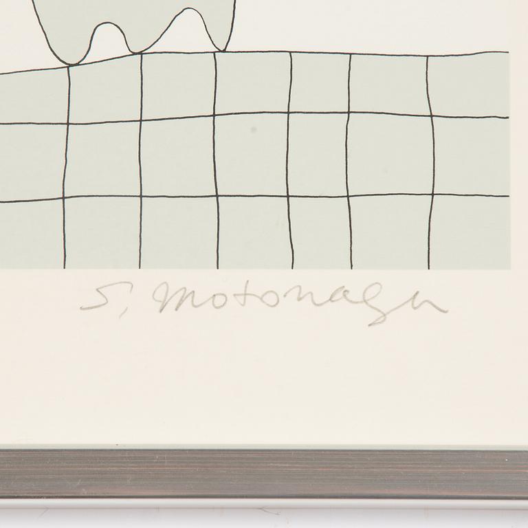 Sadamasa Motonaga, "Japanese Nobel Prize Winners" Complete portfolio with 5 colour screenprints.