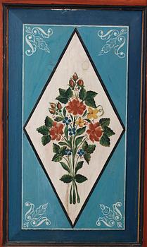 SKÄNK/ÖVERSKÅP, allmoge, 1800-talets första hälft.