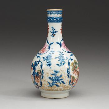 A famille rose vase, Qing dynasty, Qianlong (1736-95).