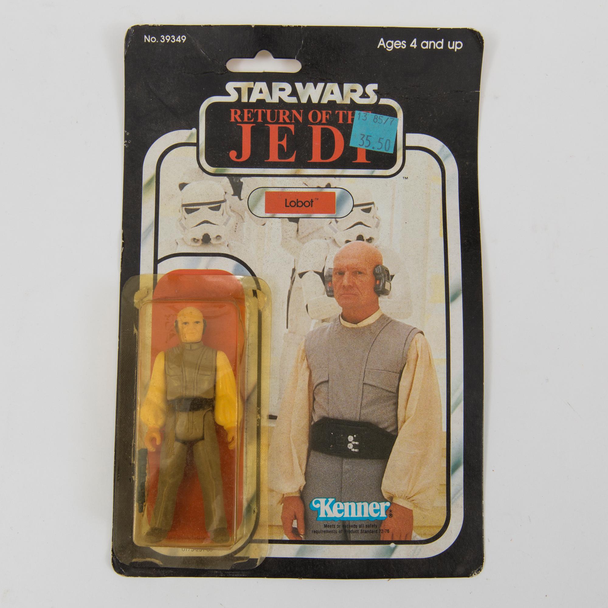 STAR WARS, Cloud Car Pilot i Return of the Jedi förpackning, Palitoy, 1983.