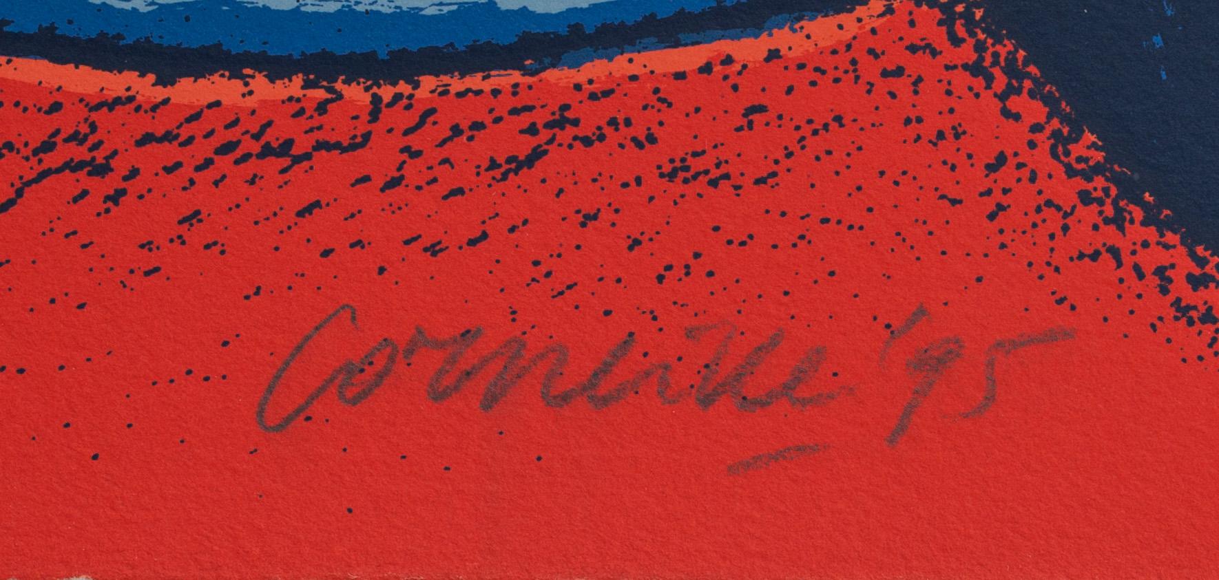 BEVERLOO CORNEILLE, färgserigrafi, signerad, numrerad VI/XXV och daterad- 95.