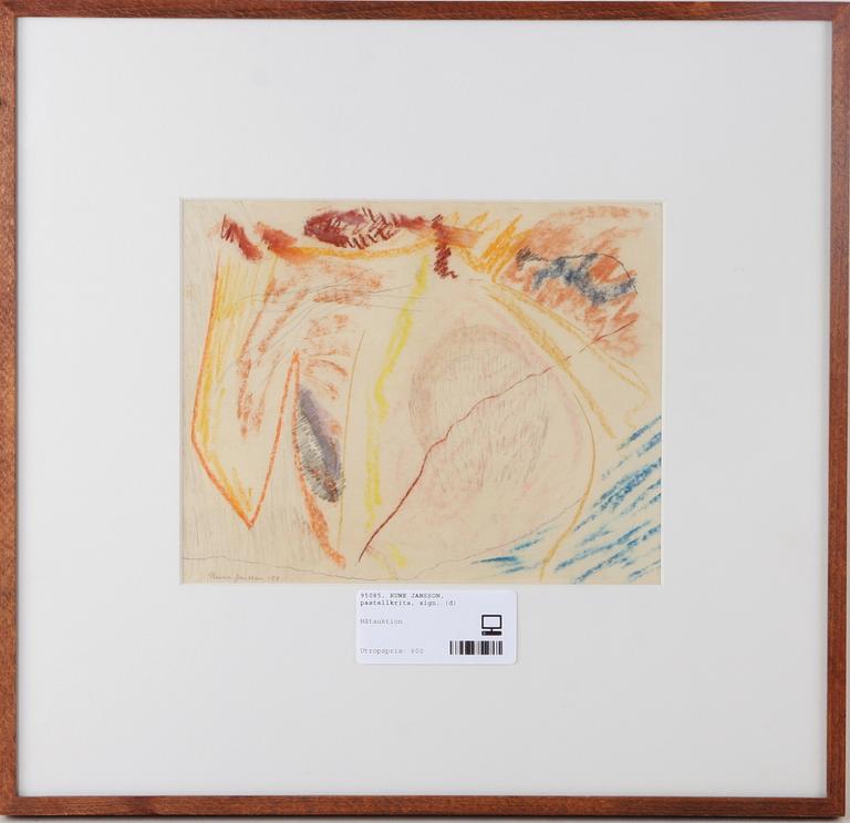 RUNE JANSSON, pasteller, 3 st, sign o dat -50 resp -52.