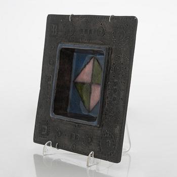 Rut Bryk, a stoneware wall relief, signed BRYK.