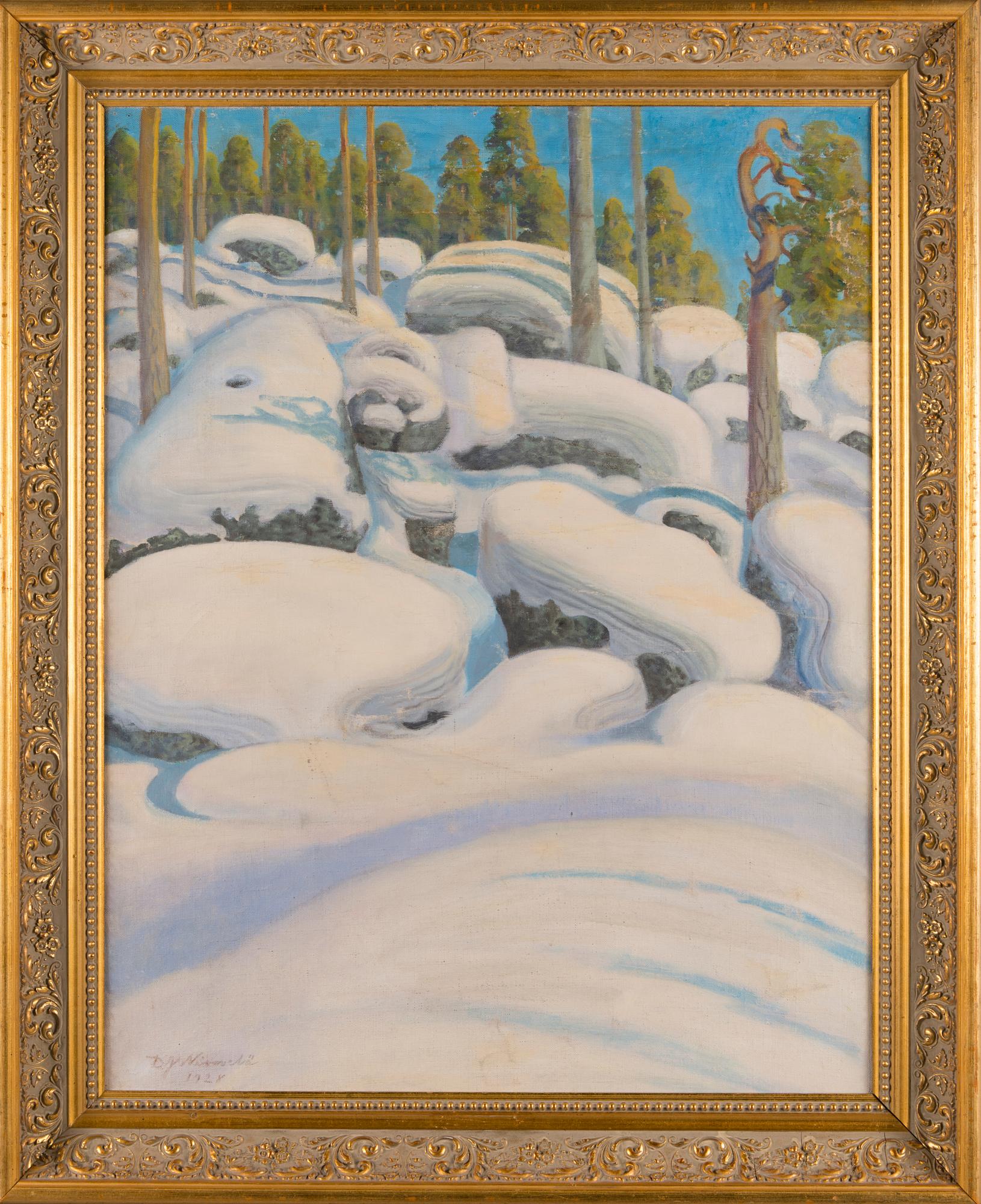 DAVID JOHANNES NIEMELÄ, oil on canvas, signed and dated 1928.