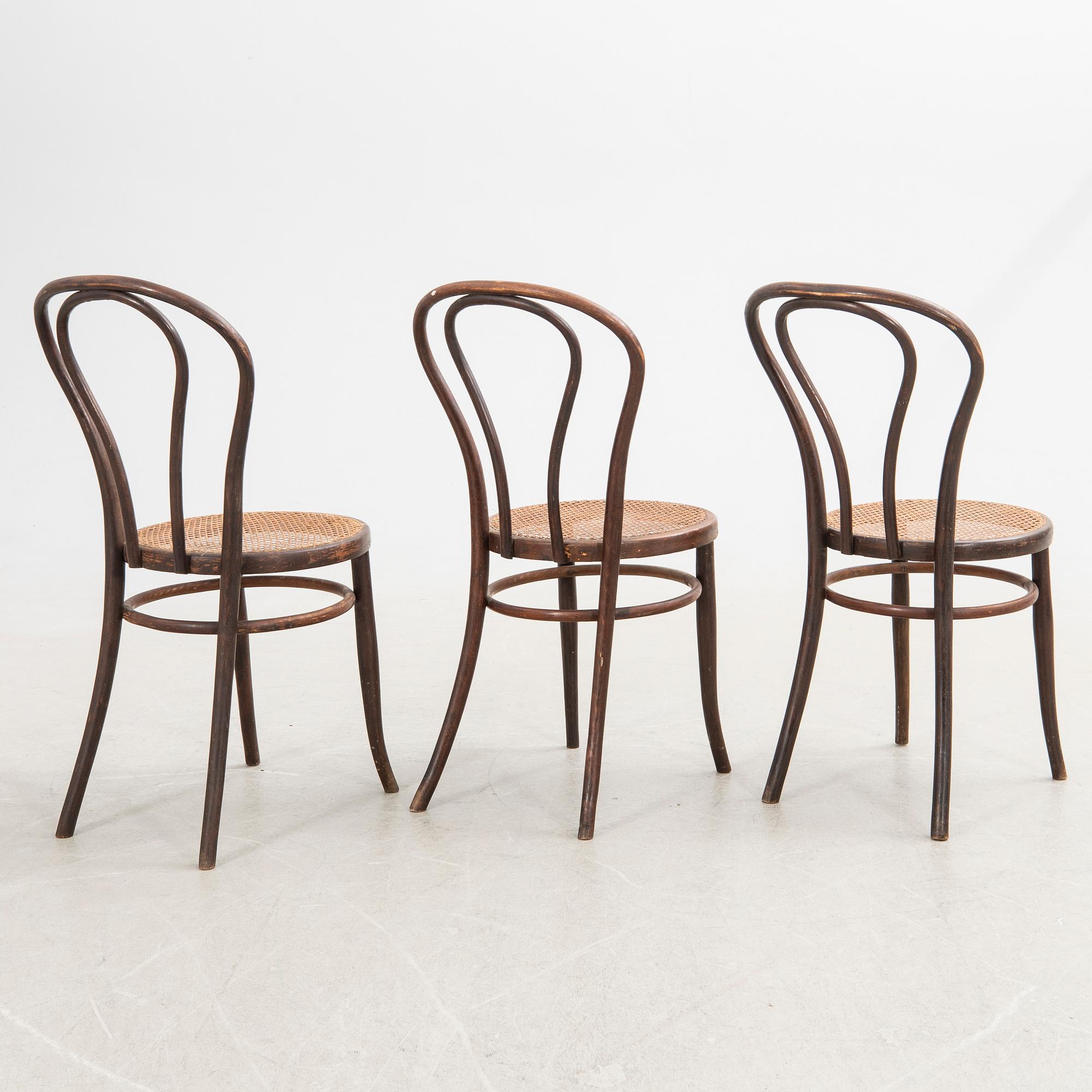 Chairs, 6 pcs, first half of the 1900s.