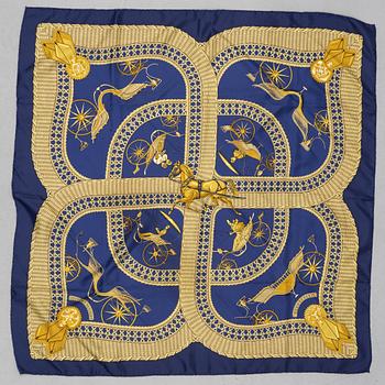 Hermès, scarf, "Voitures Paniers".