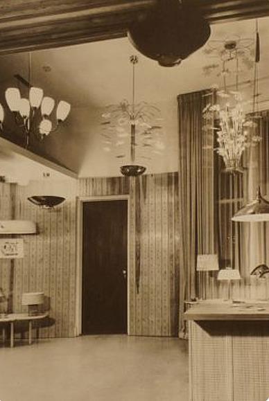 Paavo Tynell, a mid-20th-century table lamp for Taito, Finland.