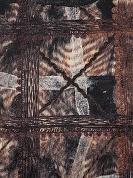 Karl Norin, syntetic fur, wax, epoxy and wood, signed and dated 2013 on verso.