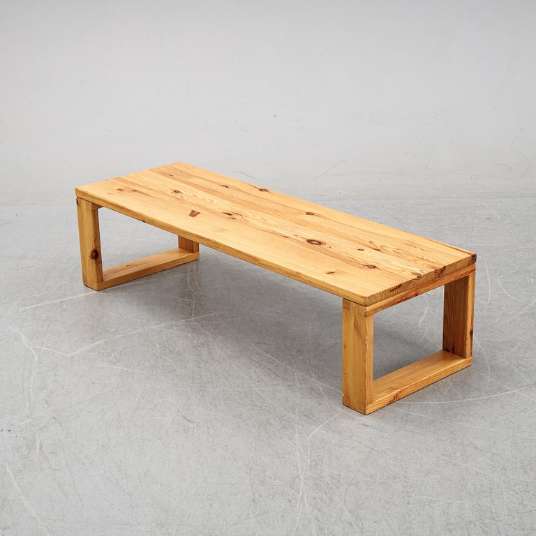A pine bench, second half f the 20th century.