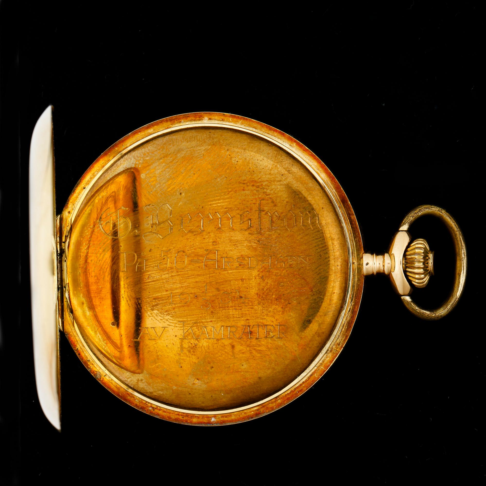 HERRFICKUR, guld 14k, 1900-talets första hälft. Vikt ca 77 gram.