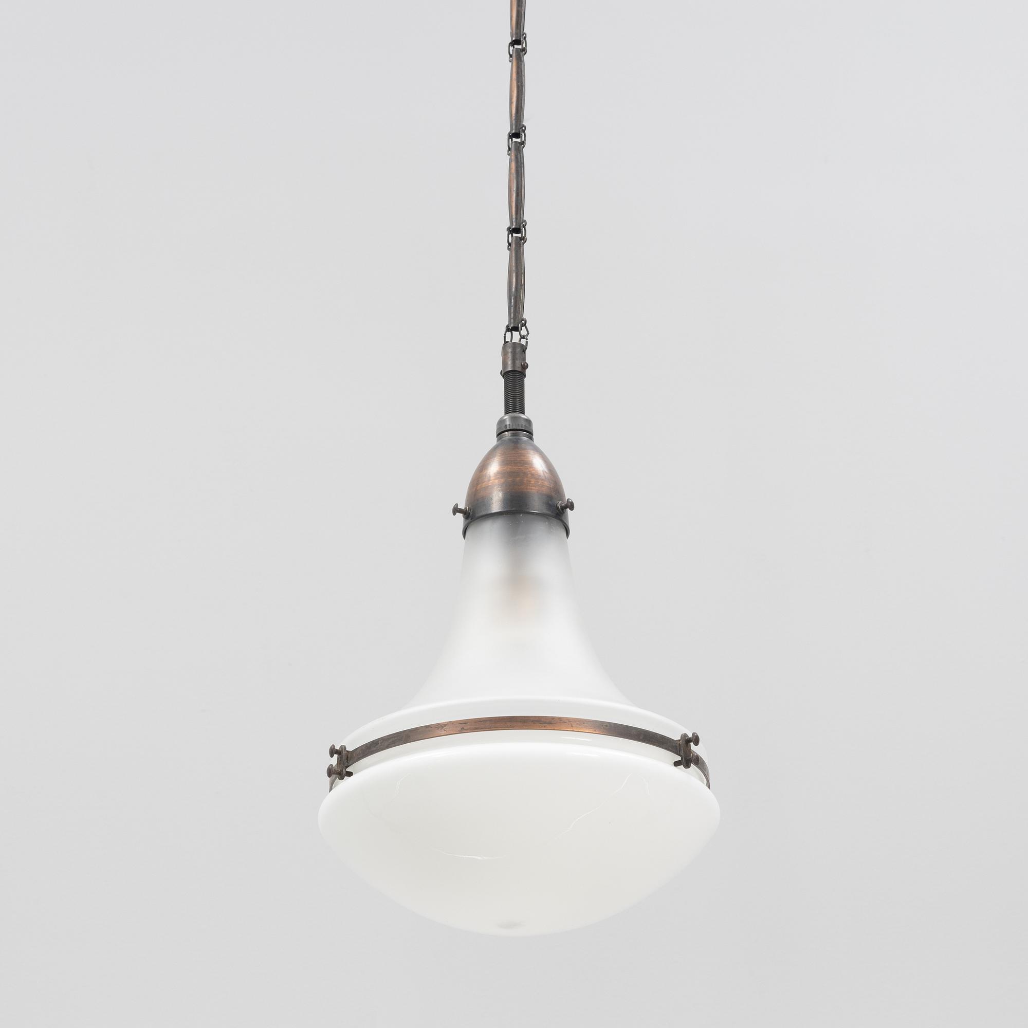 Peter Behrens, a 'Luzette' ceiling lamp for AEG (Allgemeine Electricitäts-Gesellschaft), Germany.