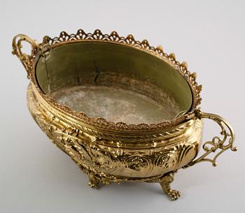 JARDINJÄR, mässing, sent 1800-/tidigt 1900-tal.