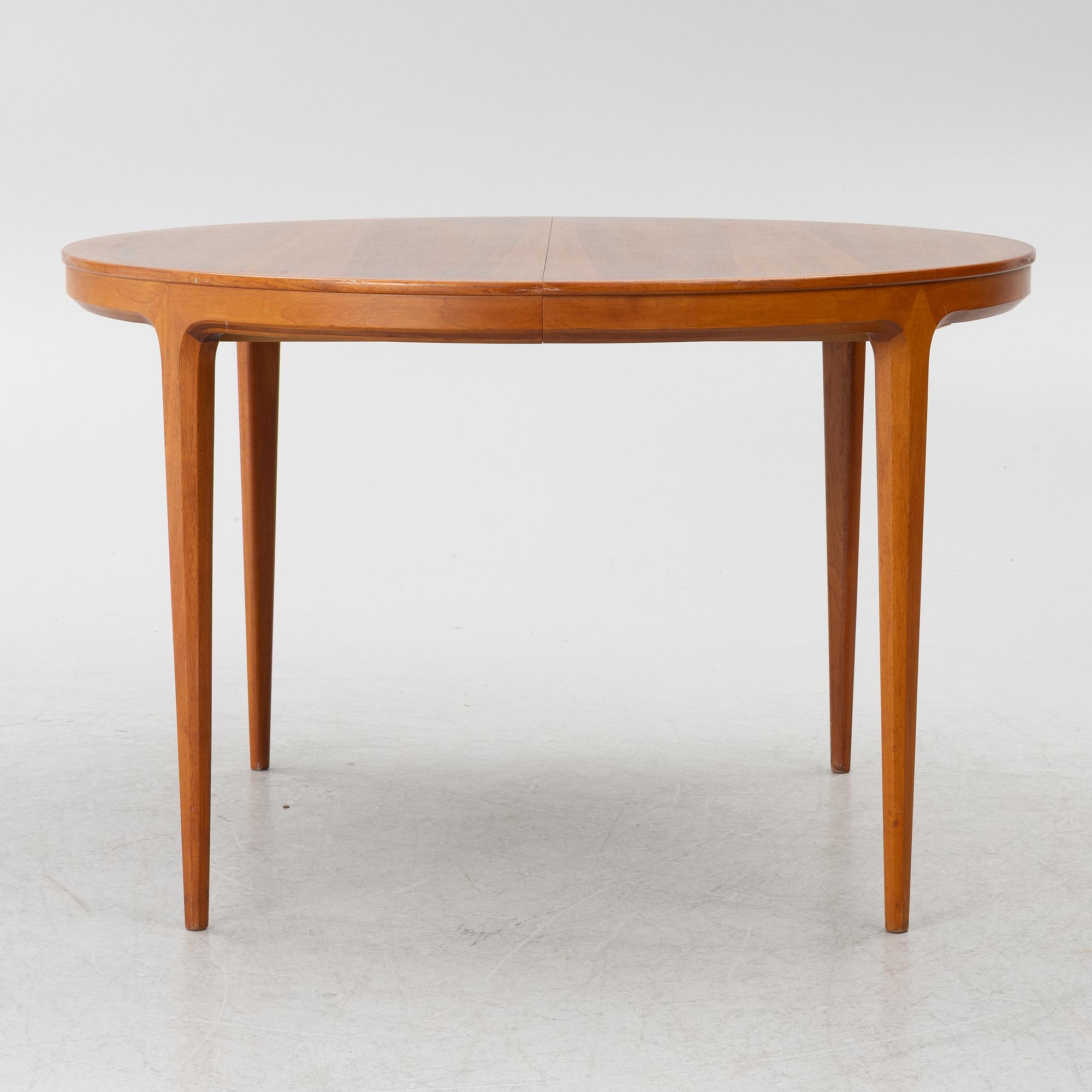 Bertil Fridhagen, matbord, "Diamant". Bodafors, 1960-tal.