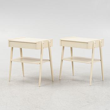 A pair of bedside tables, AB Carlström & Co, 1950's/60's.