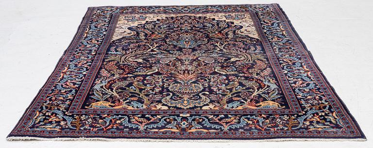 Carpet, Ghom, 210 x 140 cm.