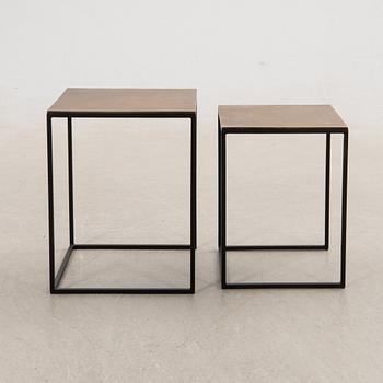 Set of two side tables, Polspotten modern production.