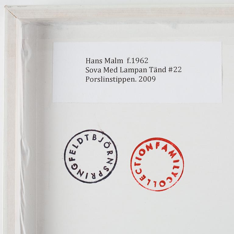 Hans Malm,  archilval pigment inkjet print, 2009, signed 2/10.