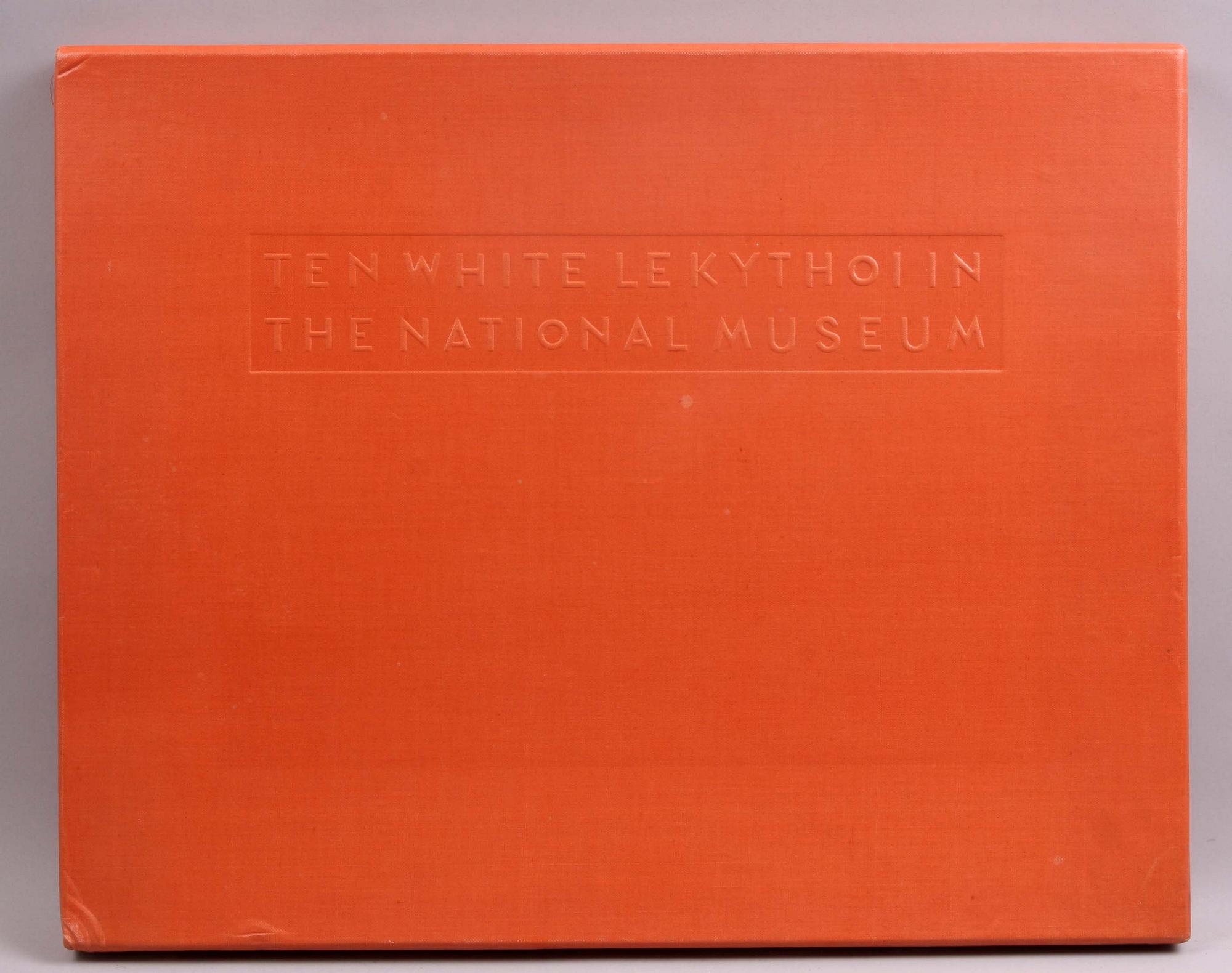 BOK, The ten white Lekytholin in the National Museum, Athen 1953-55.
