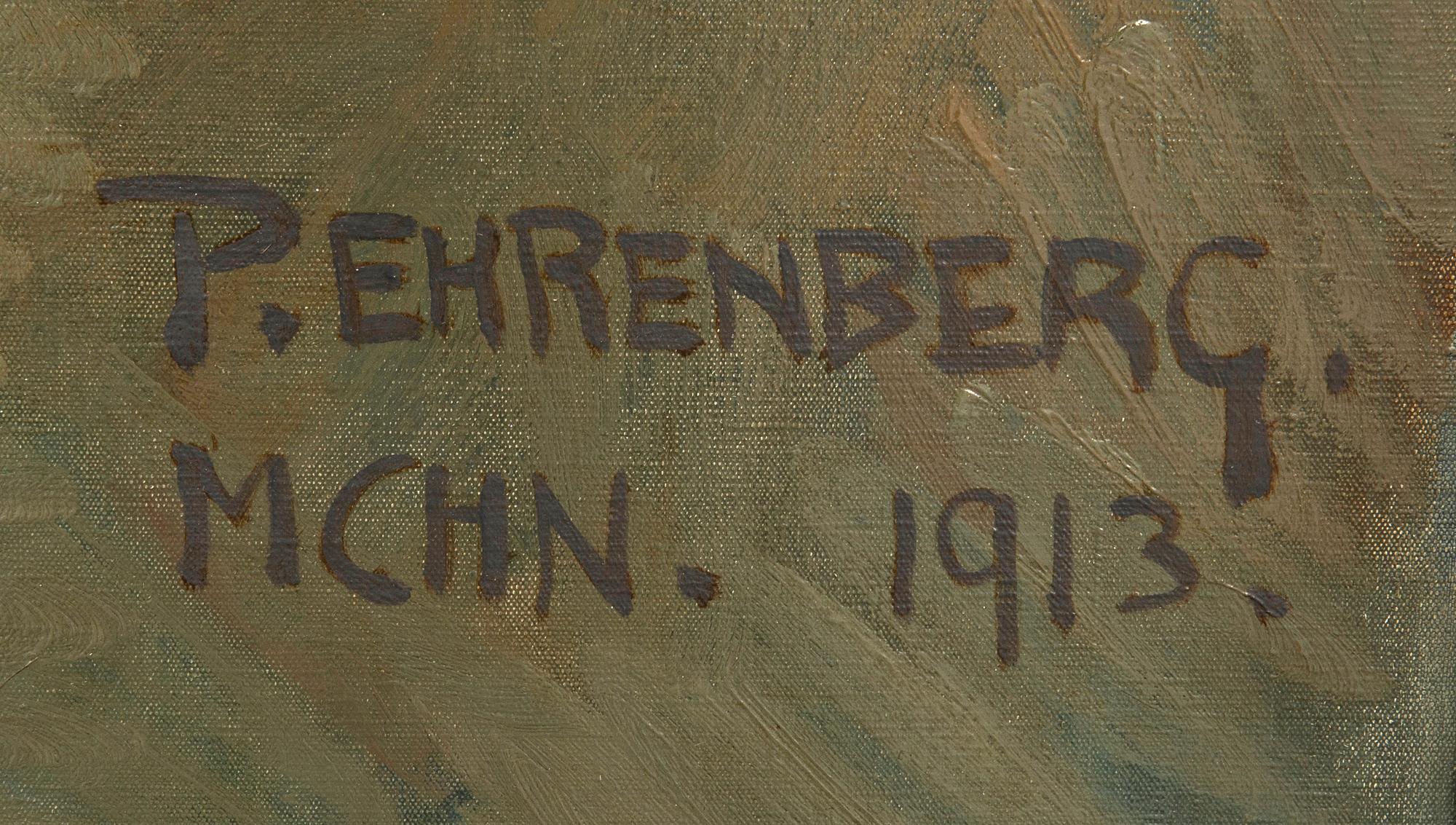 Paul Ehrenberg, Porträtt av man i uniform.